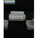 Sofa set (3 pieces)