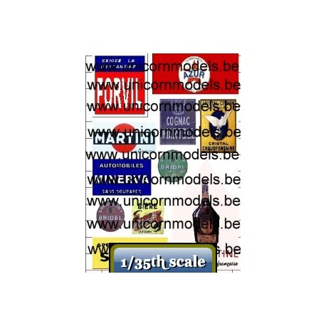 French and Belgian painted wall advertising (4)