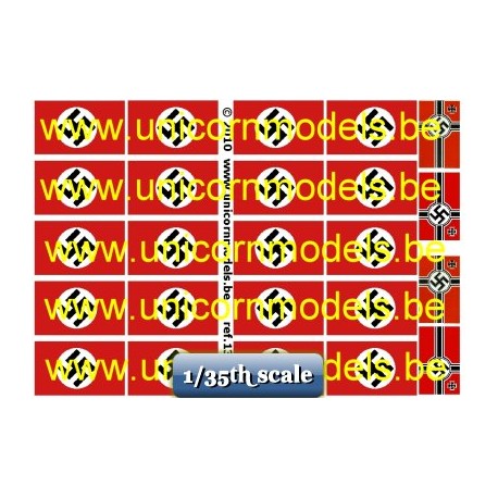 WW II German Aerial Recognition flags