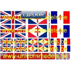 WW II Allied flags 