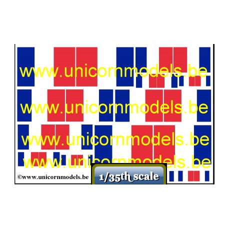 WO 2 Franse vlaggen WO 1 + andere periodes