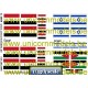 6 day war flags