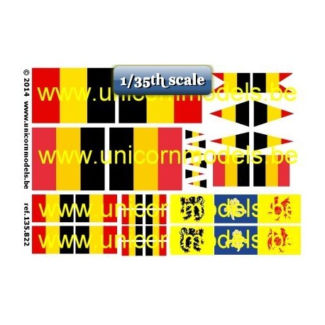 Belgian flags
