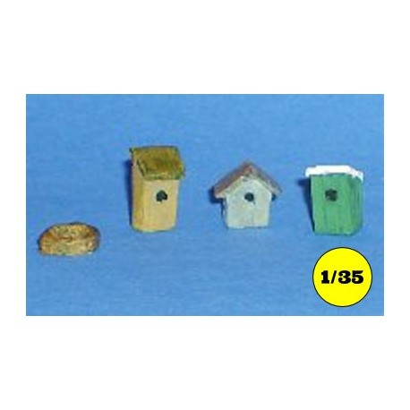 Set birdhouses