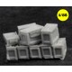 .50 + .30 cal ammo boxes, pile