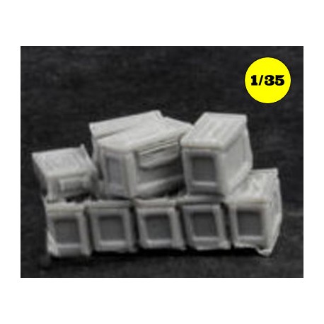 .50 + .30 cal ammo boxes, pile