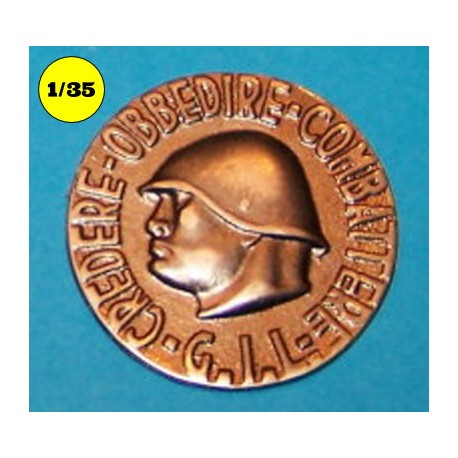 wall plaque Mussolini
