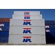 container logo APL, Hapag Lloyd, CMA CGM