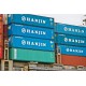 Container logo P&O, Evergreen, Hanjing