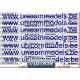German directional signs Bastogne & Ardennes on decal