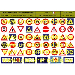 Traffic signs France WWII (set 1)