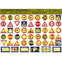 Traffic signs France WWII (set 1)
