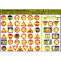 Traffic signs Belgium WWII (set 1)