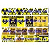 Radioactieve + Biohazard borden
