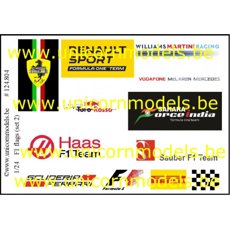 F1 flags (set 2)