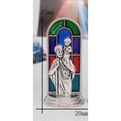 Little Jesus with stained glass