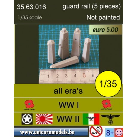 guard rail (5 pieces) 
