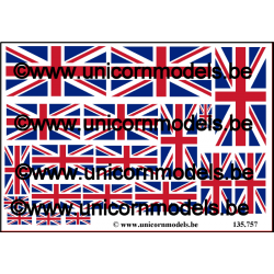 British/UK flags