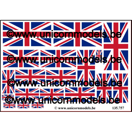 British/UK flags