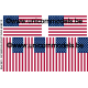 US 50 star flags