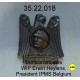 Mussolini wandplaat DUX 27x19 mm (resin)