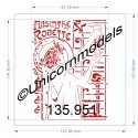 Absinthe Robette small stencil