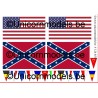US + rebel flags