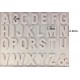West Europees alfabet letters set 1