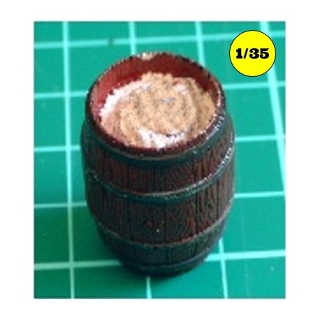 wooden barrel 25 mm