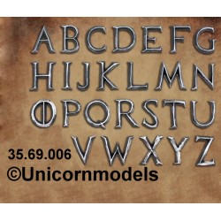 Iron alphabet letters