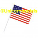 US 50 star flag 21x14 cm