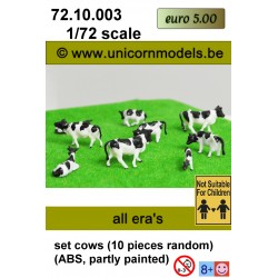 set cows (10 pieces random)