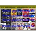 Enamelled publicity special motorcycles set 1
