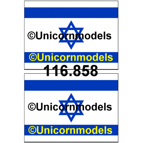 Israël modern flags