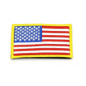US 50 star flag patch