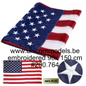 US 50 star flag embroidered