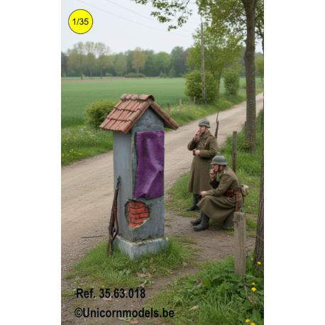 Roadside chapel with cloth