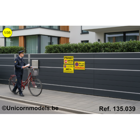 Modern traffic signs German