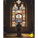 Stained windowglass A-B-C-D