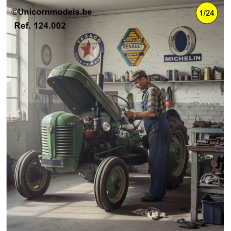 Geëmailleerde publiciteitspanelen Garage set 1