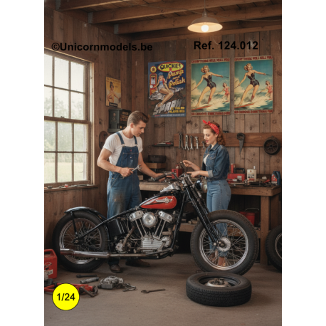 Enamelled publicity panels pin-ups set 4