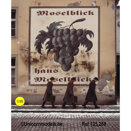 Duitse geschilderde muurpubliciteit (1)