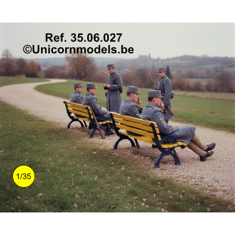 Park bench yellow