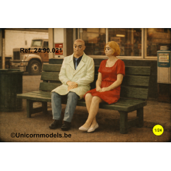 Civilian couple painted set 9 color