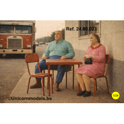 Civilian couple painted set 11 color