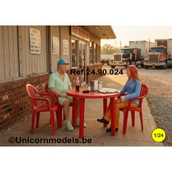 Civilian couple painted set 12 color