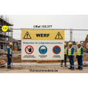 Construction site banners set 7