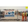 Construction site banners set 5
