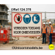 Construction site banners set 6