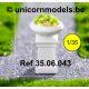 Piedestal with flower pot